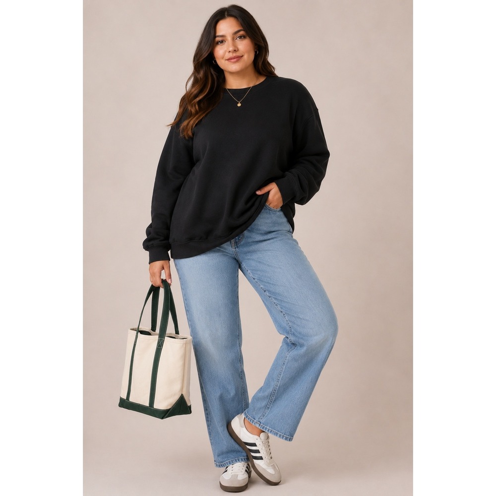 Universal Thread Black Crewneck Sweater